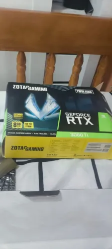 Caixa Original Zotac Gaming GeForce Rtx 3060 Ti 8Gb Twin Edge