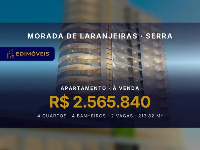 Apartamento 4 quartos em Morada de Laranjeiras, ideal para famílias