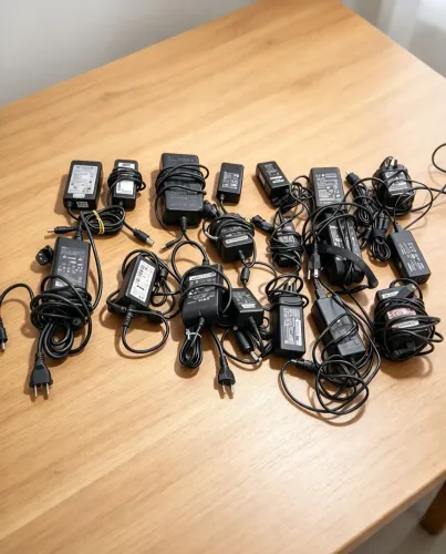 Lote com 18 Fontes e Carregadores Testados e Funcionando - Dell, HP, Samsung, LG e Outros