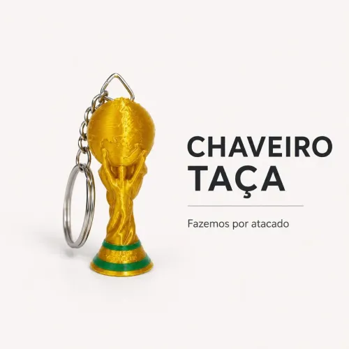 Chaveiro Taça de Futebol | Lembrancinha Personalizada