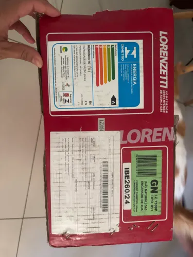 Aquecedor para chuveiro a gás lorenzetti
