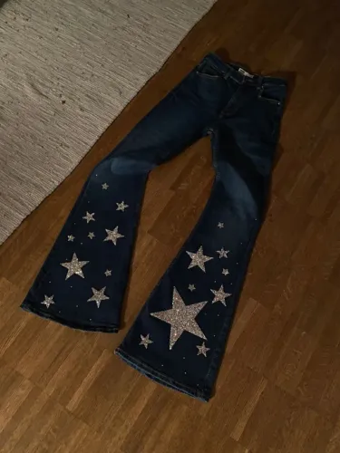 Calça strass brilhante