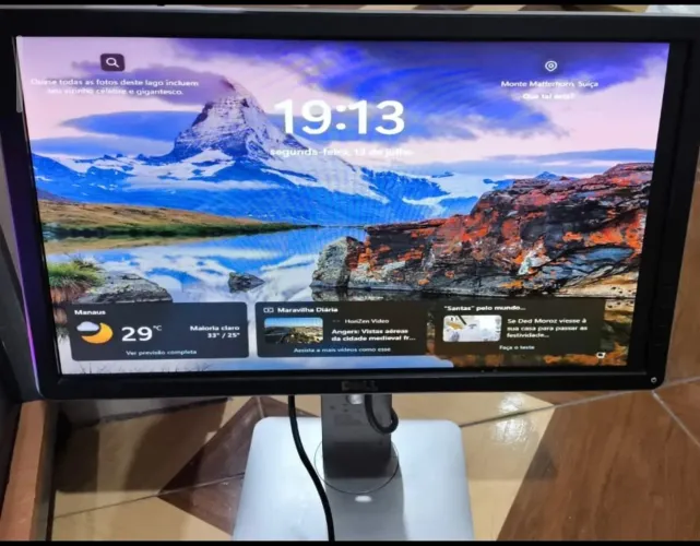Monitor Dell 19,5 polegadas c/ ajustes altura