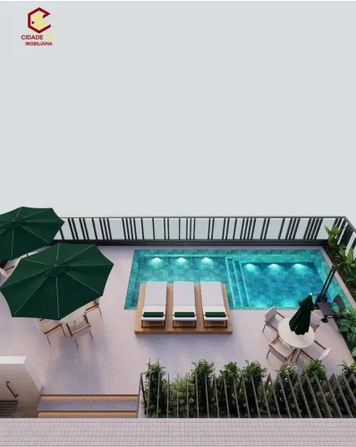 Flat com 1 dormitório à venda, 26 m² por R$ 380.000,00 - Tambaú - Jp-PB