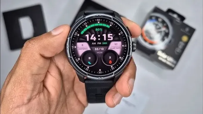 Relógio inteligente Haylou Solar Ultra Preto 1,6 Sport Silicone GPS Lacrado