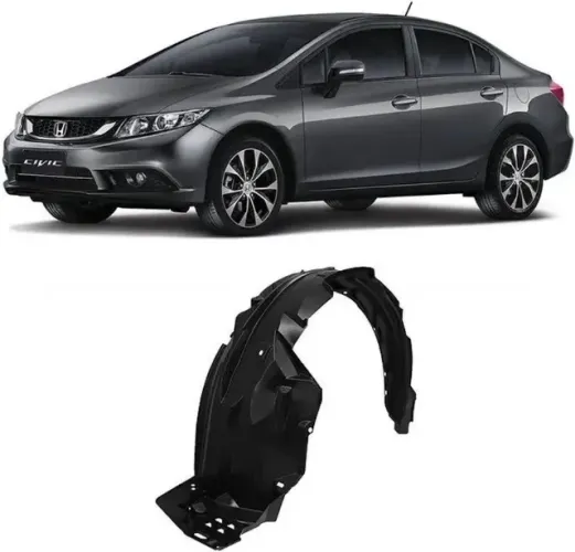 Parabarro Honda New Civic 2012 a 2016 Esquerdo Shin Mei