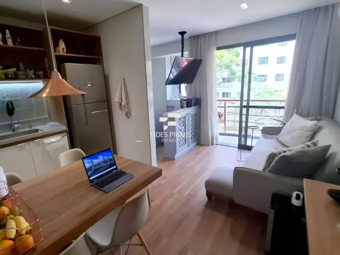 Flat com 1 dormitório à venda, 35 m²- Indianópolis - São Paulo/SP