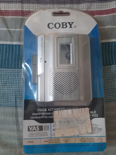 Gravador de fita cassete coby cxr60 lacrado