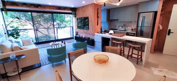 Apartamento para venda em Campo Belo com 2 quartos, sendo 1 suíte, 68m²