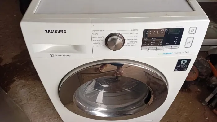 Máquina de Lavar e Secar Samsung EcoBubble 11kg / 6kg Digital Inverter