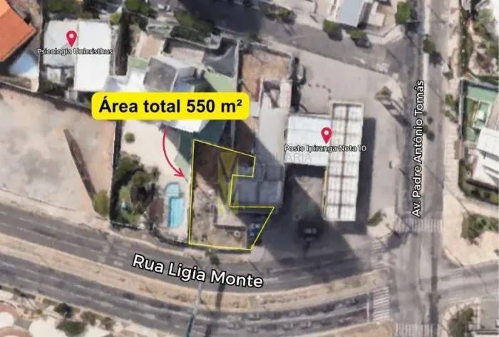 Terreno para alugar, 550 m² por R$ 8.000/mês - Cocó - Fortaleza/CE