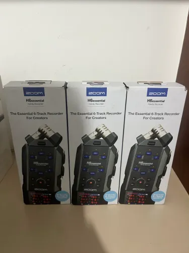 Gravador zoom H6 essencial novo