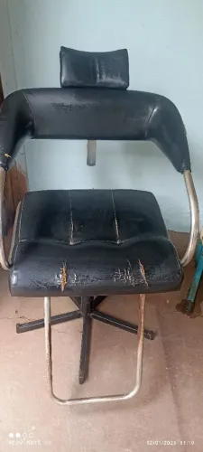 Cadeira para cabeleireiro hidráulicacom encosto ajustável 