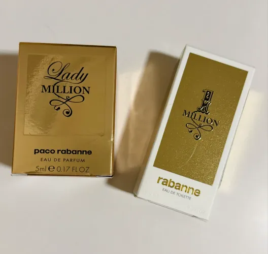 Miniaturas: Lady Million e 1 Million (5ml cada/NOVO)