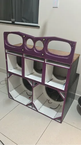 Vendo graves de 15 e estrutura