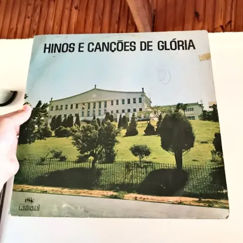 raro lp vinil - hinos e canções de glória 1970 - banda da força pública do estado de sp