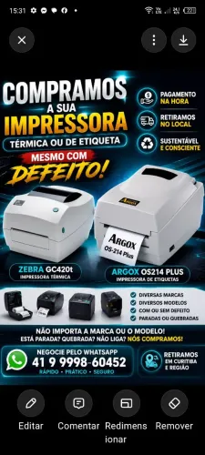 Compra de impressoras