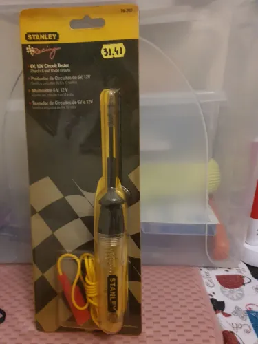 CHAVE DE TESTE DE CIRCUITOS 6V E 12V STANLEY