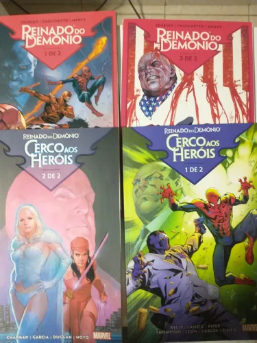 Rei do Crime - Reinado do Demônio 4 revistas - Marvel