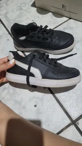 Tenis infantil preto,n?32
