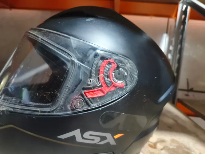 Capacete asx preto fosco