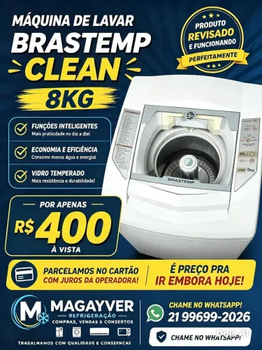 Maquina de lavar Brastemp 8 kilos