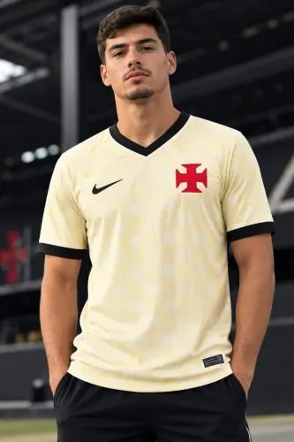 Camisas do vasco modelo novo amarelo