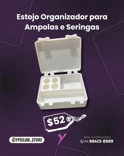 Estojo Organizador para Ampolas e Seringas