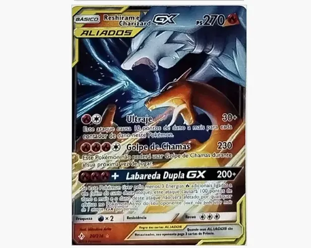 Reshiram & Charizard GX Original Pokémon TCG