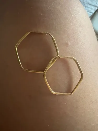 Argola ouro 18k
