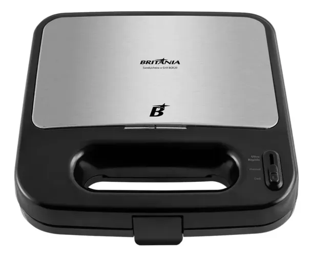 Sanduicheira e Grill Britânia BGR20 (antiaderente)