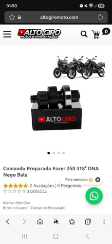 COMANDO PREPARADO ALTO GIRO 318 PARA FAZER/LANDER EM OTIMO ESTADO