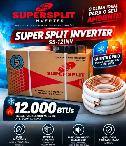 Ar condicionado 12 mil btu Inverter