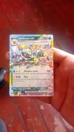 Carta Pokémon Umbreon ex Original Copag - Perfeito Estado (NM)