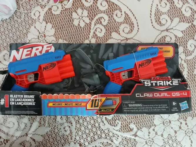 Lança dardo Nerf Alpha Strike Hasbro novo na caixa