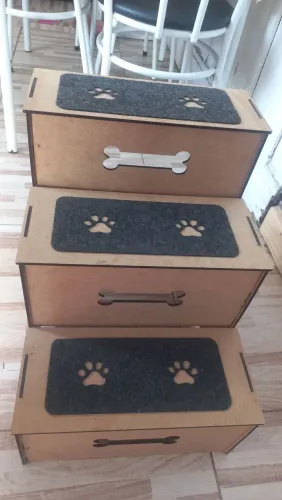 Escadinha para pet 3 andares