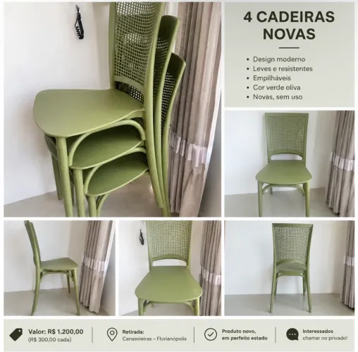 Cadeiras modernas