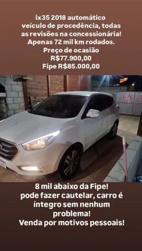 Hyundai IX35 2.0 16V 2WD Flex Aut. 2018