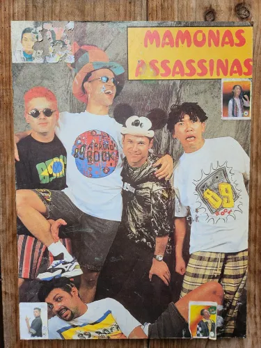 Quadro Mamonas Assassinas antigo 1995
