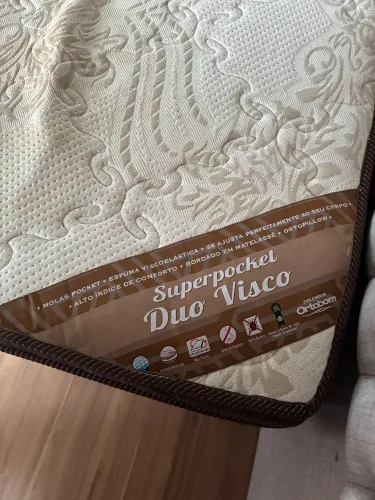 Colchão Casal Ortobom Superpocket Duo Visco Usado