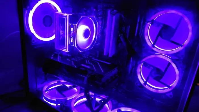 Gabinete aquário Redragon + 6 fans rise mode