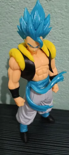 BONECO DRAGON BALL GODITA AZUL