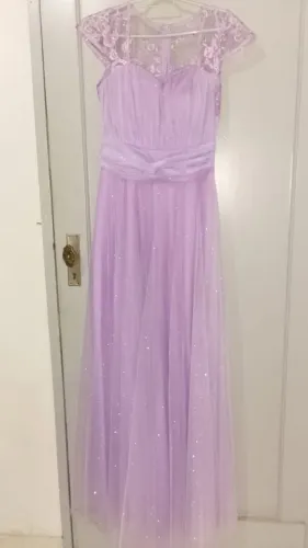 Vestido de festa lilás