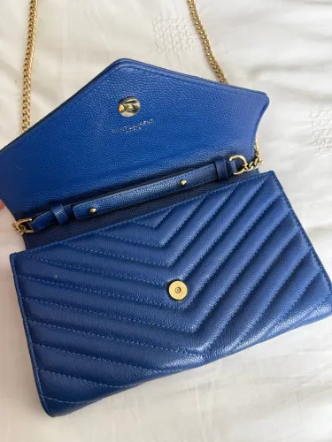 Bolsa YSL Azul Royal
