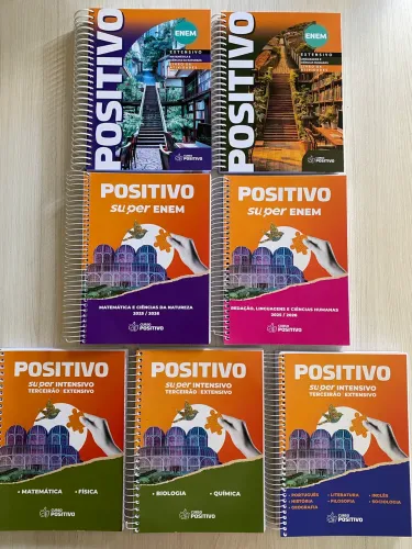 Kit Apostilas de Questões ENEM e Vestibulares - Curso Positivo Extensivo