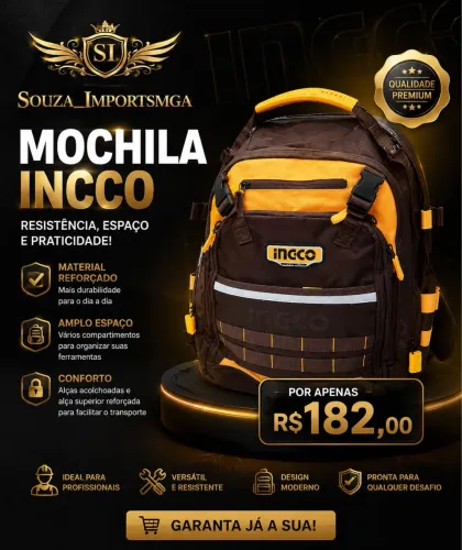 Mochila reforçada INGCO