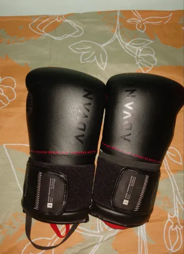 Luva de boxe ADVAN 12oz Preta Premium profissional | ótimo estado | ideal para  Muay Thai