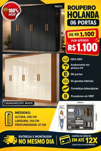 Guarda roupa casal