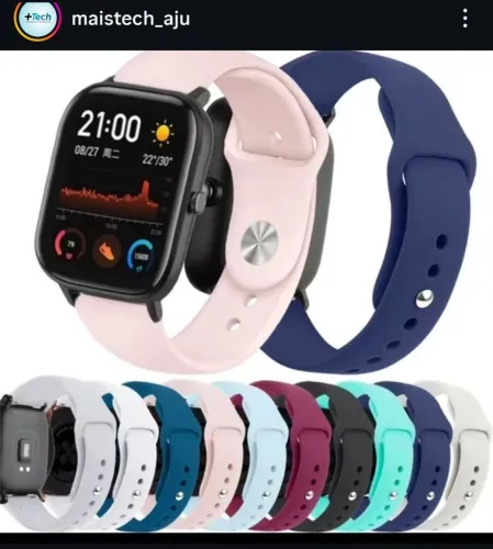 Pulseira smartwatch 20 mm e 22mm a partir de 7,00 reais 