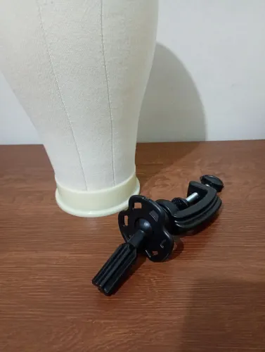 Cabeça/manequim para colocar Lace ou peruca + suporte para fixar